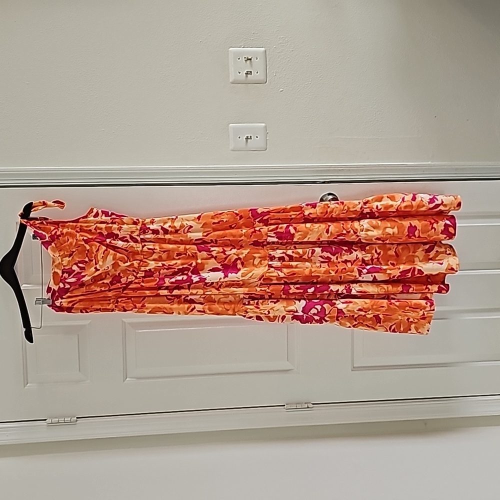 Colorful flower dress